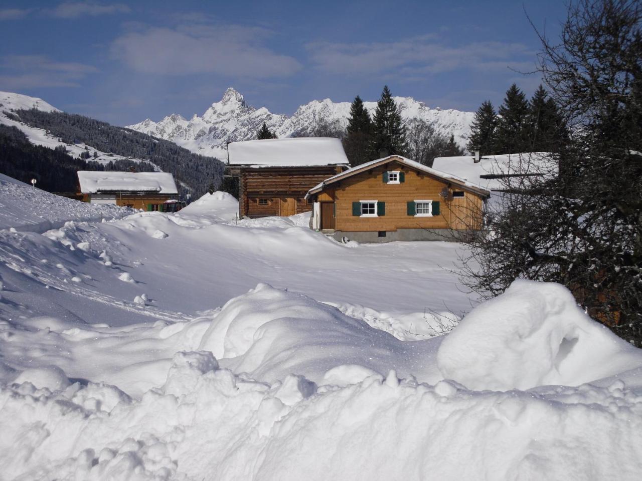 Maisaess Lifinarblick Villa Schruns Buitenkant foto