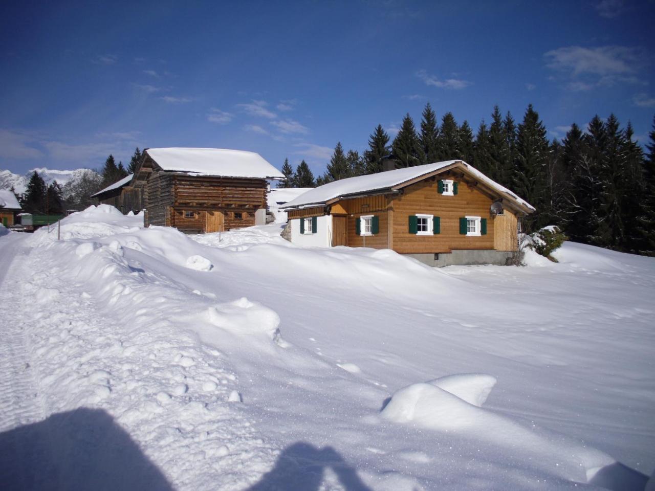 Maisaess Lifinarblick Villa Schruns Buitenkant foto